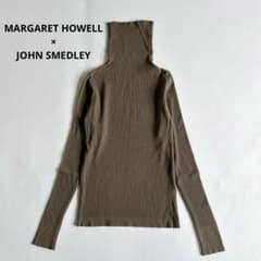 マーガレットハウエル×ジョンスメドレー リブタートルネックニット