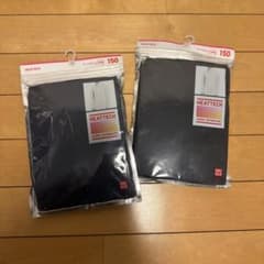 UNIQLO ヒートテック タートルネックT 長袖 150cm 2枚セットのサムネイル