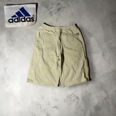 90s adidasショートパンツLサイズ刺繍ロゴ入り万国旗タグビンテージのサムネイル