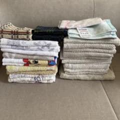ランド様　中古、未使用粗品タオル　27枚　サイズいろいろまとめ売り　お掃除用にのサムネイル