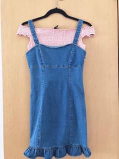 お値下げしました Forever21 トップス オフショル ワンピース セットのサムネイル