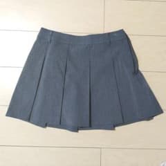 UNIQLO プリーツミニスカート グレー Sサイズのサムネイル