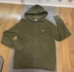 Champion フルジップパーカー オリーブ L - メルカリ