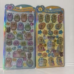 【正規品】うるちゅるポップシール　おぱんちゅうさぎ　んぽちゃむのサムネイル