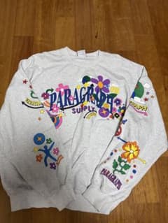 Paragraph カラフルスウェット グレーのサムネイル