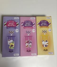 サンリオキャラクターズ キャップ付きストロータンブラー 全3種 バラ売り可のサムネイル