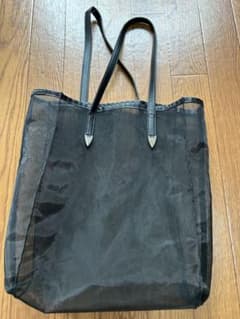 Kastane メッシュトートバッグ ブラックのサムネイル