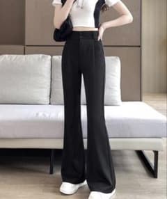 【1度のみ着用】Miniministore　フレア　スラックス　パンツ　Mのサムネイル