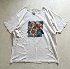 エルエルビーン　アメリカ製　ひまわり　蜂　アートTシャツのサムネイル