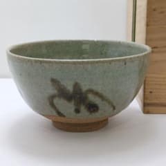 Y2838-4 茶道具 仙鶴造 唐津茶碗 共箱 蓋裏書付 #11 - メルカリ