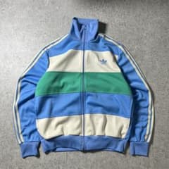 90s00s adidas トレフォイル トラックジャケット L マルチカラー 