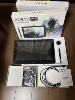 BOSTO 16HD 液晶ペンタブレット 本体 中古ほぼ未使用、ジャンク扱いのサムネイル