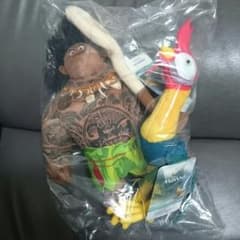 半額に値下げしました！！モアナと伝説の海 半神マウイ＆ヘイヘイ ぬいぐるみのサムネイル