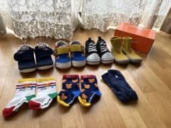 ミキハウス ホットビスケッツ ベビーシューズ 靴下 セットのサムネイル