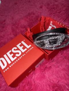 DIESEL ロゴバックル ベルト