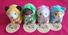 助六の日常 パジャマ マスコット全 4種セット　コンプリート　コンプ