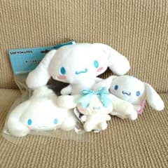 サンリオ　シナモン　グッズ4点　ソフビ　がま口　マスコットぬいぐるみ