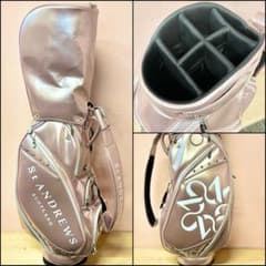 ほぼ未使用】セントアンドリュース8.5型3点式 キャディバッグ エナメル