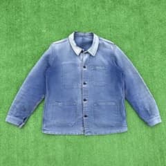 希少】40〜50s フレンチビンテージ モールスキンジャケット Sサイズ