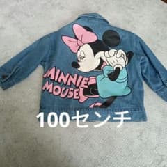 新品未使用　ディズニーストア　ミニーマウス　デニムジャケット ミニーマウス デニムジャケット 100センチ - メルカリ
