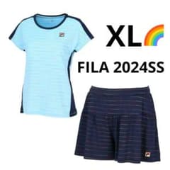 【フィラ】テニスウェアセットXL/プリンス　バボラ　ローチェ　アドミラル　kea フィラ】テニスウェアセットXL/プリンス バボラ ローチェ ルコック kea