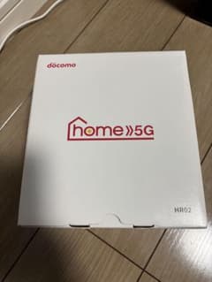 NTTドコモ SHARP home 5G HR02 ダークグレーのサムネイル