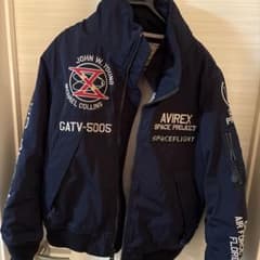 AVIREX GATV-5005 フライトジャケット ネイビー - メルカリ