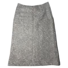 ストロベリーフィールズ　タイトスカート　ウール混紡 ヘリンボーン柄 2