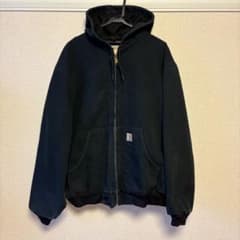 カーハート Carhartt アクティブジャケット ブラック XL ダック 古着のサムネイル