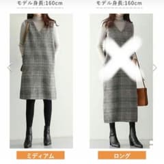 新品チェックワンピース②のサムネイル