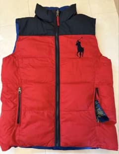 美品　POLO RALPH LAUREN リバーシブルダウンベスト ビッグポニーのサムネイル