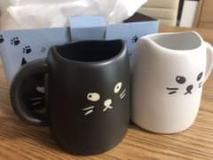 値下げ【新品】黒ねこと白ねこのペアマグのサムネイル