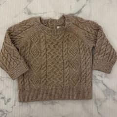 【baby GAP 】ケーブルニット セーター 6-12monthsのサムネイル