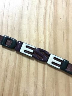 【DIESEL】ディーゼルロゴ レザーブレスレットのサムネイル