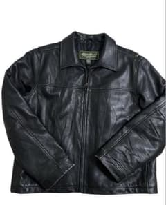 美品　Eddie Bauer エディーバウアー牛革100% レザージャケットのサムネイル