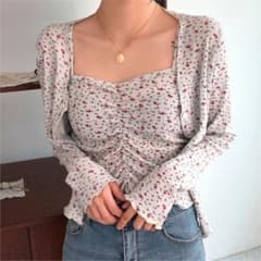 CHUU フラワーカーディガンのサムネイル