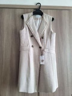 未使用品】コヒナ COHINA 2WAYミニジレワンピース ベージュ - メルカリ