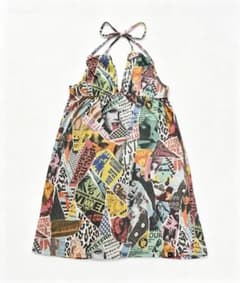 HYSTERIC GLAMOUR 総柄 ホルターネックトップス FREEのサムネイル