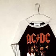 AC/DC ショート丈 ラグランTシャツのサムネイル