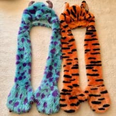 ディズニー　マフラーキャップ2点セット[ティガー&サリー] ディズニー マフラーキャップ2点セット[ティガー&サリー] Amazon.co.jp