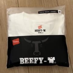 Hanes BEEFY-T クルーネックTシャツ ホワイト Mサイズのサムネイル