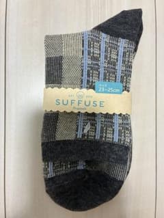 チェック柄ソックス 23-25cmのサムネイル