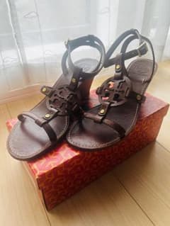 TORY BURCH ウェッジソール サンダル ブラウン 8.5Mのサムネイル