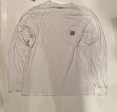 carhartt ホワイト 長袖Tシャツ Sのサムネイル