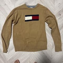 TOMMY HILFIGER DENIM クルーネック ニット ベージュのサムネイル