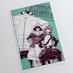 ヒロアカ 原画展 缶入りポストカード 切島鋭児郎 天喰環 ファットガム