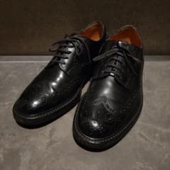本日のみ　TOD'S ウイングチップレザーシューズ ブラック イタリア製 UK6 本日のみ TOD'S ウイングチップレザーシューズ ブラック イタリア製