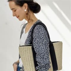 【ミッフィーちゃん様専用】グリーンレーベルリラクシング  かごバッグのサムネイル