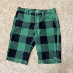 Ocean Pacific 水着ショートパンツ グリーン・ブラックチェック Lのサムネイル