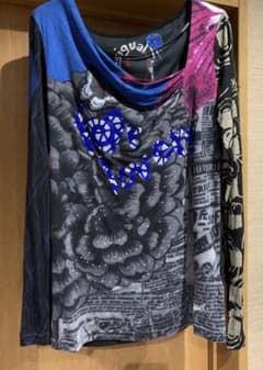 デシグアルDesigual 長袖きれいめカットソー　ブラックレディース　Tシャツのサムネイル